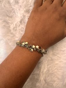 Silver Heart Charm Bracelet
