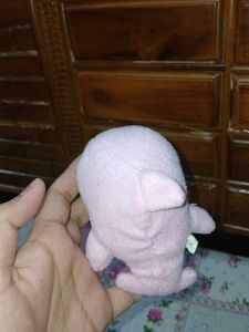 Cute Pink Dolphin Plush Toy 🐬
