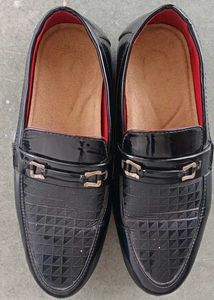 Men's Black Patent Loafers