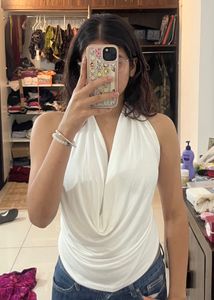 ZARA Cowl Neck Top