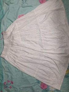 White Ethnic Skirt