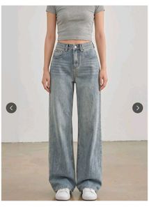 Light Wash Wide Leg Jeans