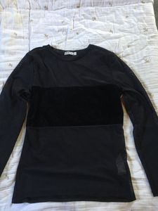Black Long Sleeve Top