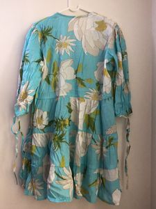 Floral Tiered Mini Dress