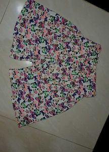 women's Playful Butterfly Print Shorts