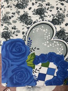 Floral Print Bedsheet with Pillow Covers