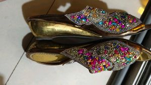 Heels Sandal ..With Beautiful Multi Stones