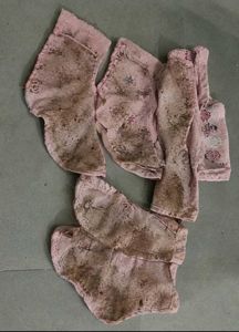 Cute Floral Socks - Pack of 3