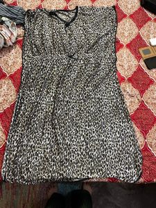 Leopard Print Maxi Dress
