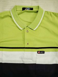 Men's Striped Polo T-Shirt