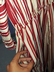 Striped Wide-Leg Jumpsuit