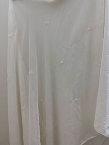 White Chiffon Embroidered Dupatta