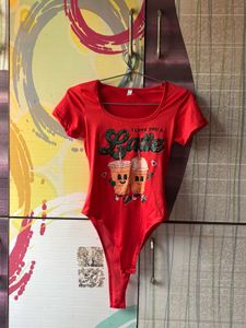 Cute "I Love You a Latte" Bodysuit