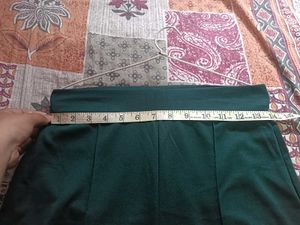 Green Fitted Trousers