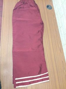 Maroon Kurta Set with Trousers