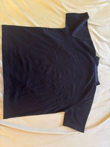 Black Turtle Neck T-Shirt