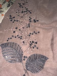 Embroidered organza Suit