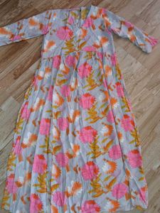 Boho Floral Print Kurta