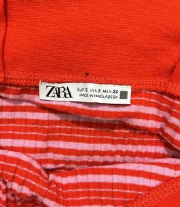 ZARA Striped Bodysuit prachi desai