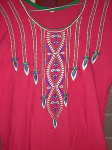 Rayon Pink Kurti