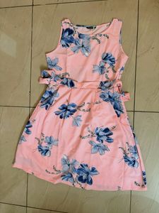 Chic Floral Print Sleeveless Dress