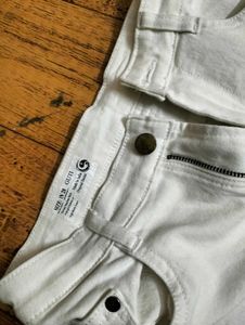 👉🏻🔥Cream Wide Leg Jeans