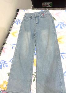 Wide leg jeans