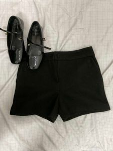 winter Black Shorts