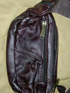 Stylish Leather Waist Bag