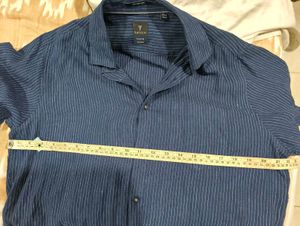Van Heusen Men's Striped Short Sleeve Shirt
