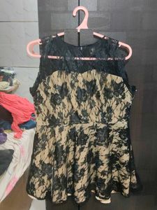Elegant Black Lace Dress