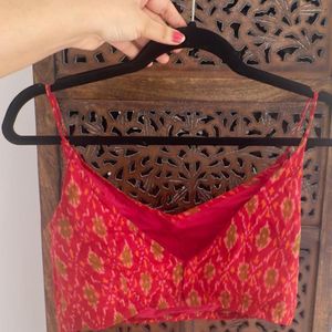Brand New Without Tag Fabindia Silk Blouse