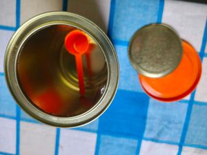 Beautiful Empty cylindrical container