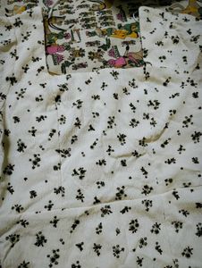 White Floral Mini Dress