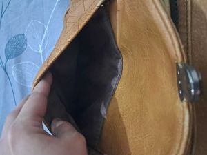 Stylish Brown Faux Leather Backpack