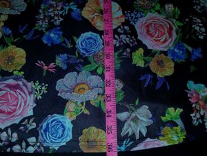 Black Floral Skirt With Complimentary Top 🎉