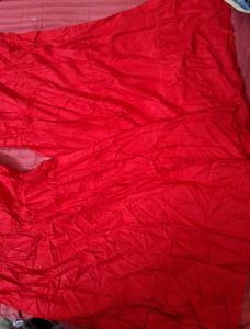 Vibrant Red Palazzo Pants