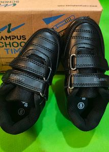 Black Campus Shoes Size 8