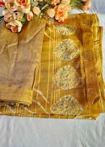 Elegant Yellow Saree