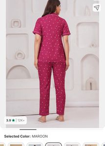 Chic Heart Print Pajama Set