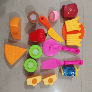 Pizza Cutting Toy for Kids Pretend Play
