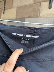 Black Active wear Leggings with Side Detail