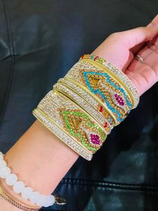 Combo Of 3 Bangles Set💛🧡🤎