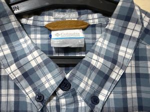 Men's Plaid Short Sleeve Columbia