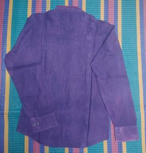 Men's Purple Long Sleeve Shirt