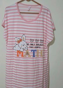 Cute Bunny Math Nightgown