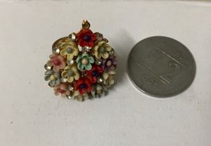 Vintage Style Floral Cocktail Ring