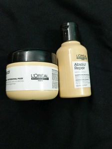 loreal professional absolute repair hair mask and