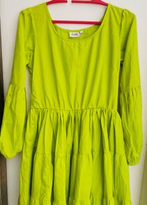 Green Skater Dress - Stylish &amp; Fun