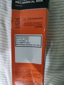 Black &amp; Decker Nitrile Coated Gloves